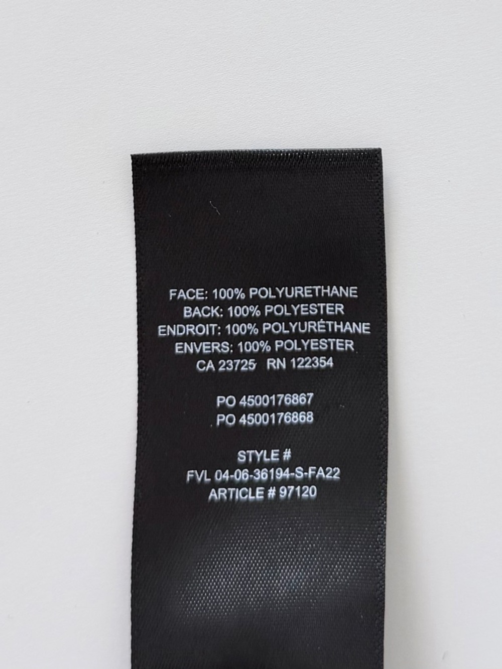 Aritzia Wilfred Rebel Vegan Leather Pants Black High Rise Straight Leg Size 0 - Picture 11 of 16